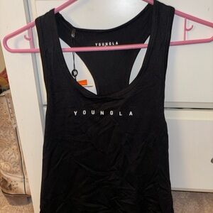 YoungLA Mens Black Tank Top